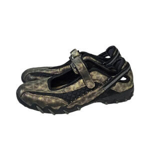 Mephisto Womens Allrounder Niro Graphite Metallic Size 10.5 Comfort Shock Absorb